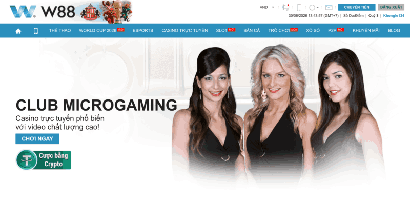 casino trực tuyến W88
